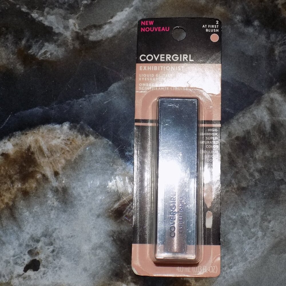 COVERGIRL Eye Shadow Exhibitionist Liquid Glitter AT FIRST BLUSH 0.13 Oz NEW